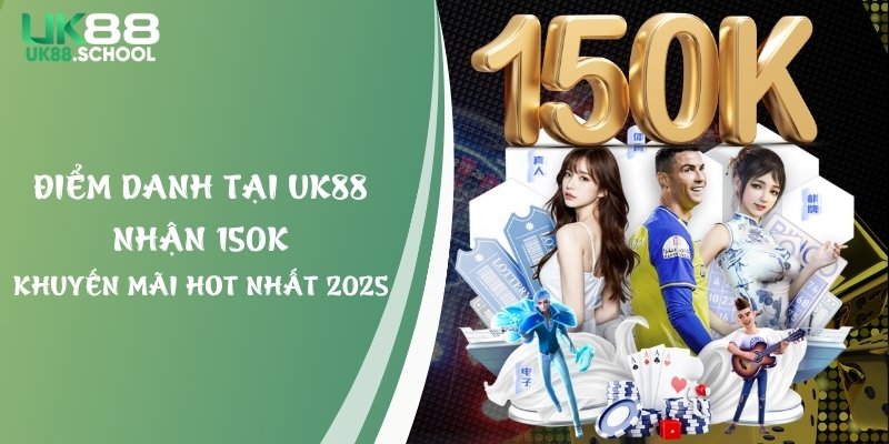 Điểm Danh Tại UK88 Nhận 150K - Khuyến Mãi Hot Nhất 2025